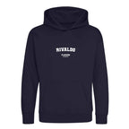 Rivaldo hoodie – navy kids' hoodie with white Rivaldo letters and Players Couture logo on the chest