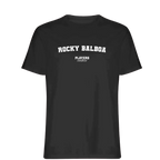 Rocky Balboa t-shirt – black men's t-shirt with white Rocky Balboa letters and Players Couture logo on the chest