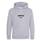 Rodrygo hoodie – grey kids' hoodie with black Rodrygo letters and Players Couture logo on the chest