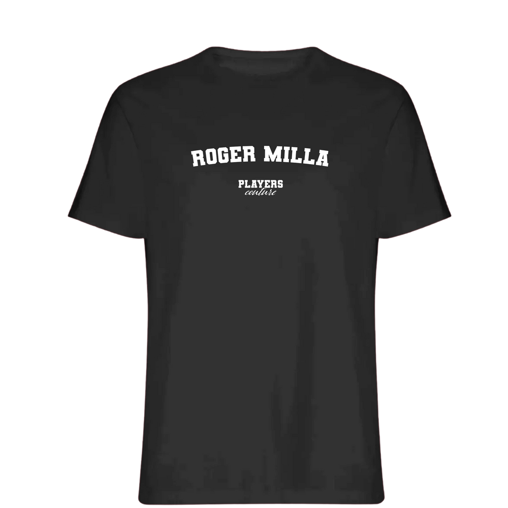 Roger Milla Players Couture Mens T-Shirt Black