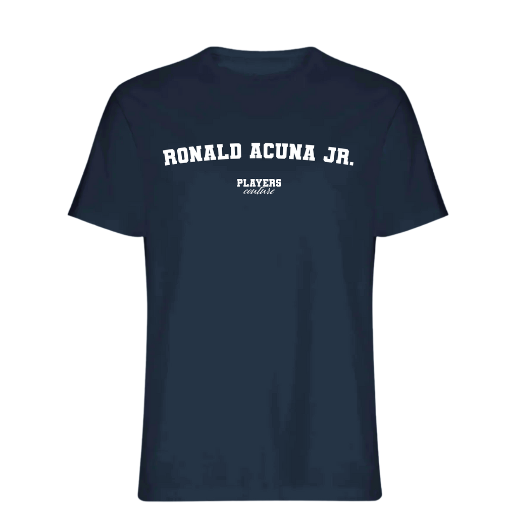 Ronald Acuna Jr. Players Couture Mens T-Shirt Navy