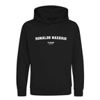Ronaldo Nazário hoodie – black kids' hoodie with white Ronaldo Nazário letters and Players Couture logo on the chest
