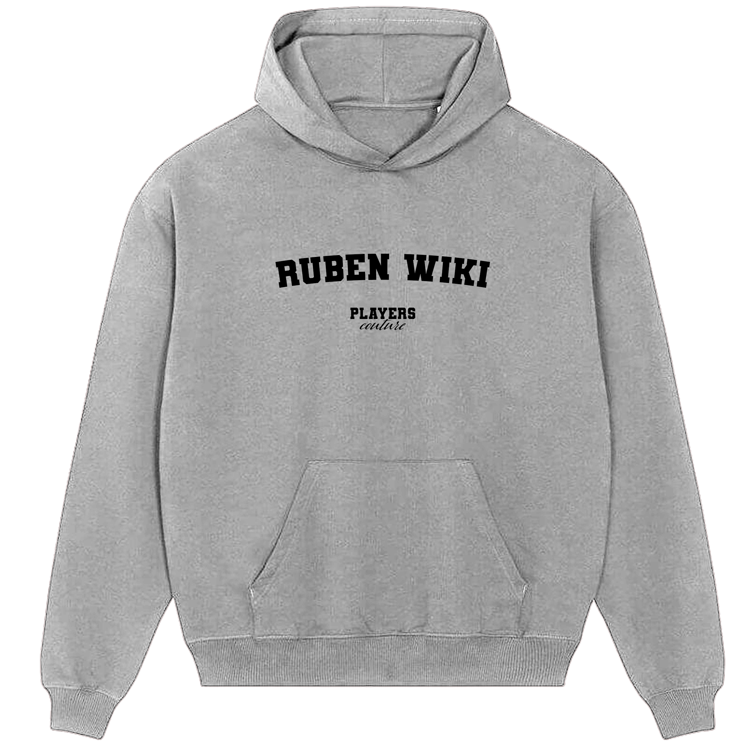 Ruben Wiki Players Couture Men's Casual Hoodie Gray
