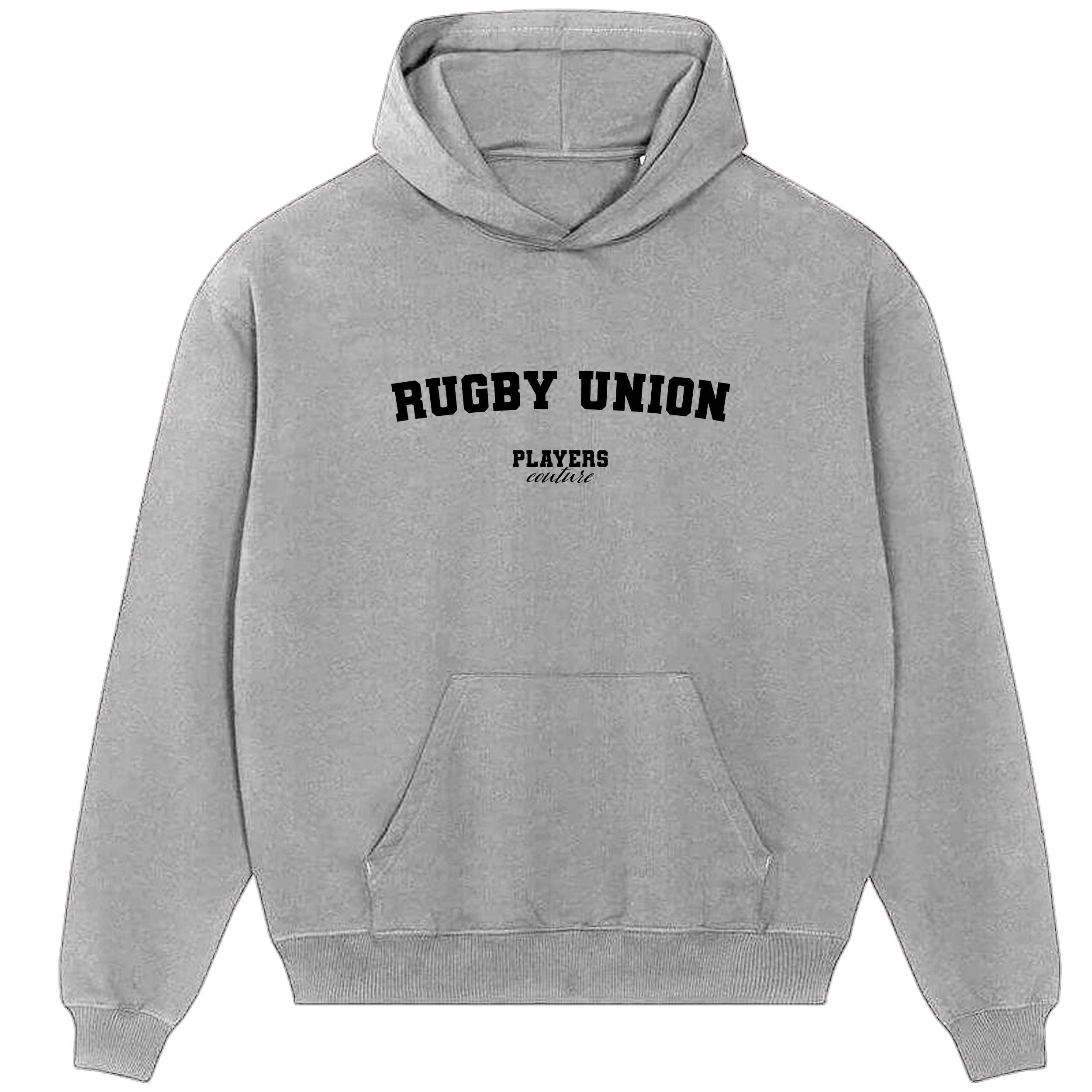 Rugby Union Players Couture Men's Casual Hoodie Gray