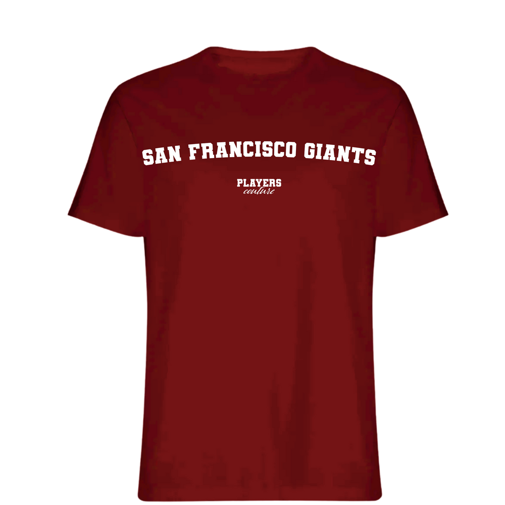 San Francisco Giants Players Couture Mens T-Shirt Red