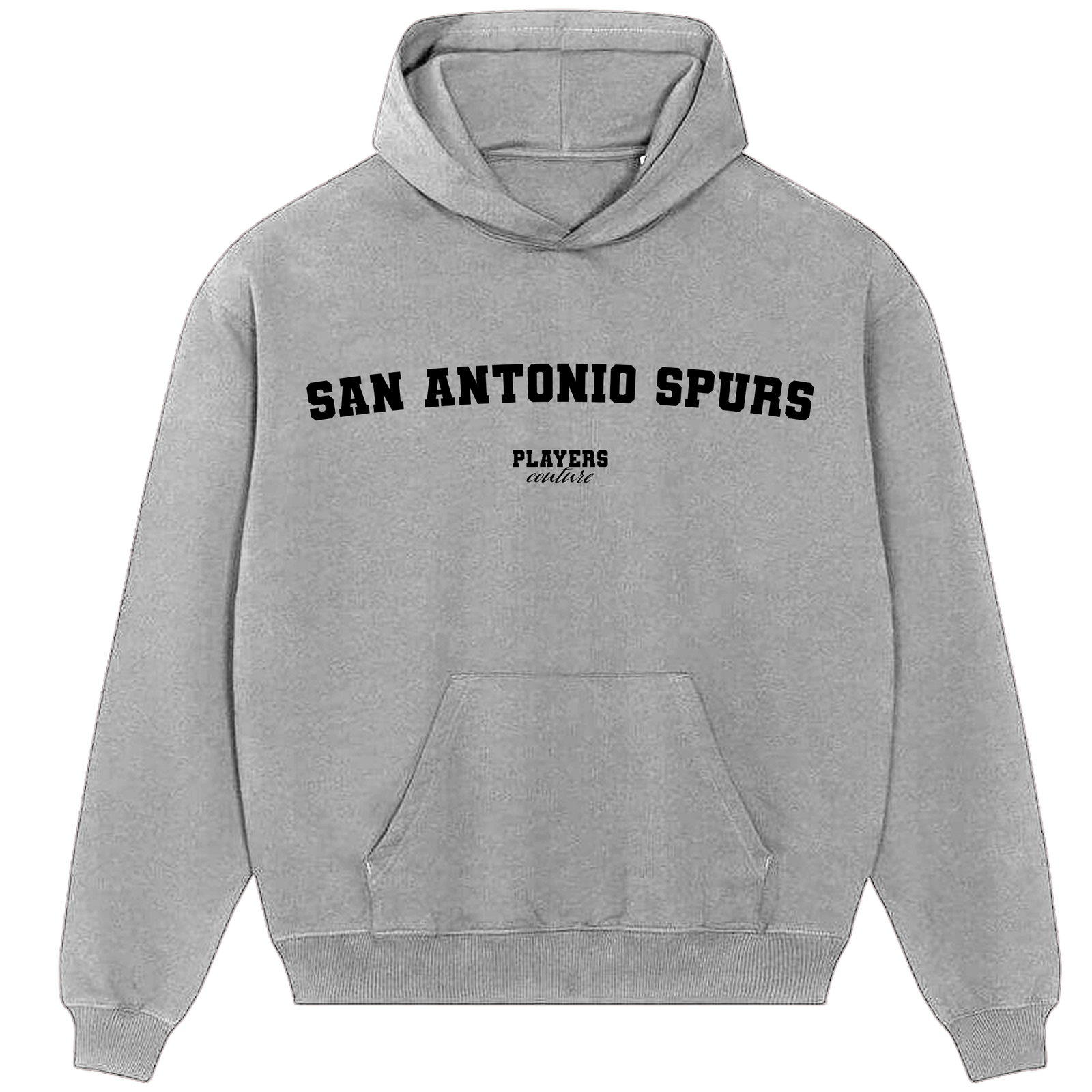 San Antonio Spurs Players Couture Men's Casual Hoodie Gray