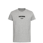 Savinho t-shirt – grey kids' t-shirt with black Savinho letters and Players Couture logo on the chest