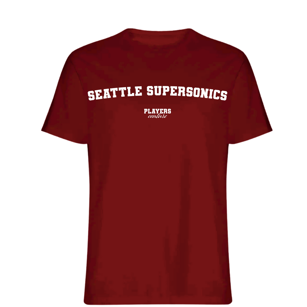 Seattle Supersonics Players Couture Mens T-Shirt Red