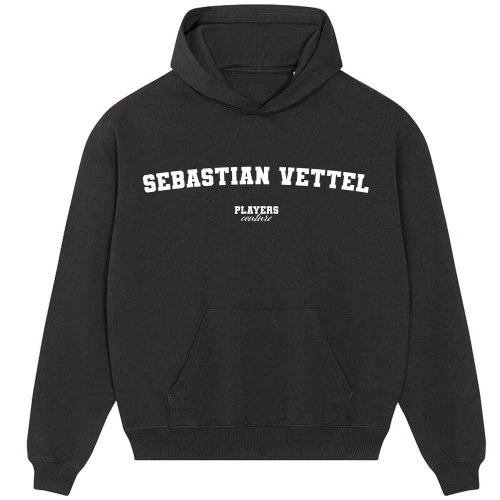 Sebastian Vettel Players Couture Men's Casual Hoodie Black