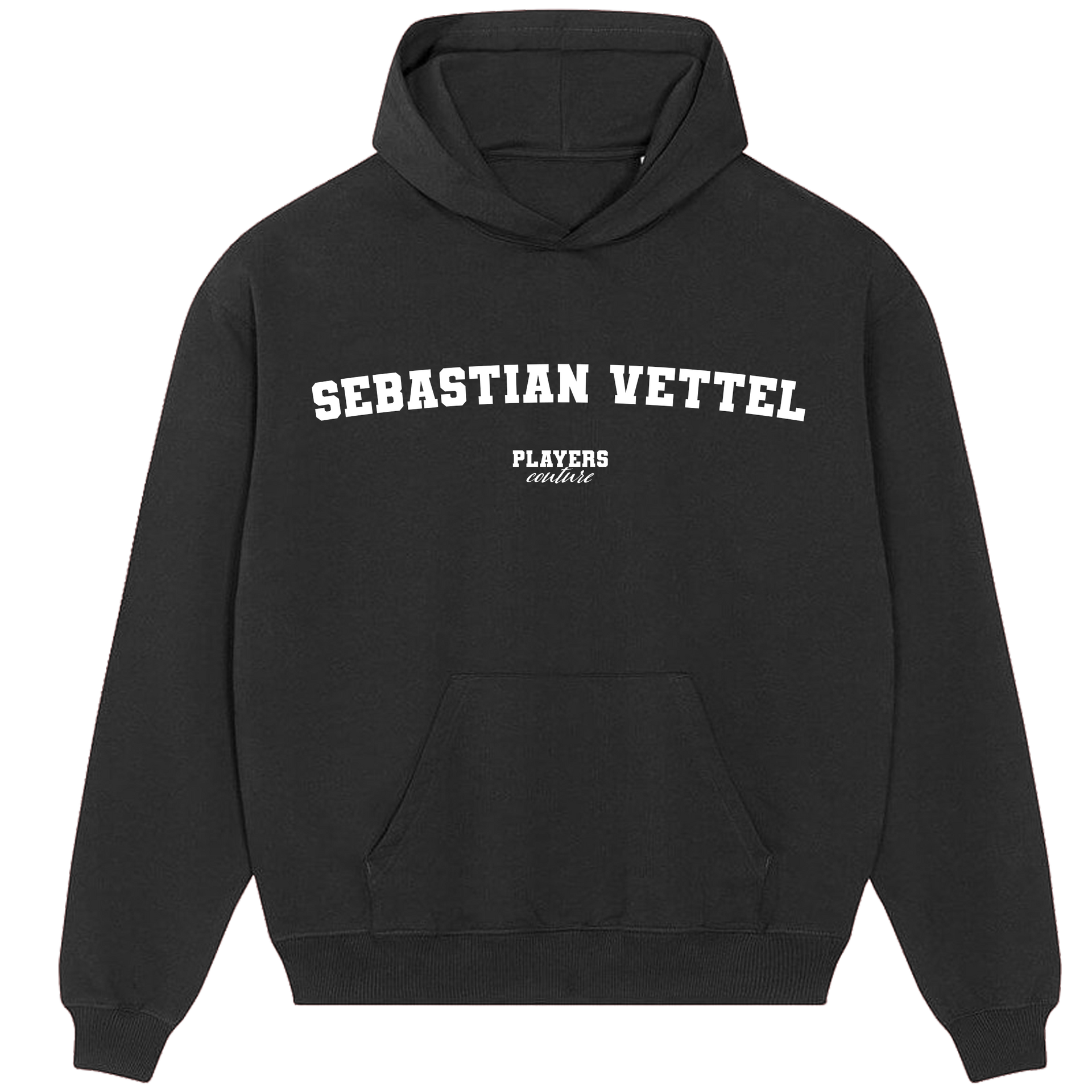 Sebastian Vettel Players Couture Men's Casual Hoodie Black