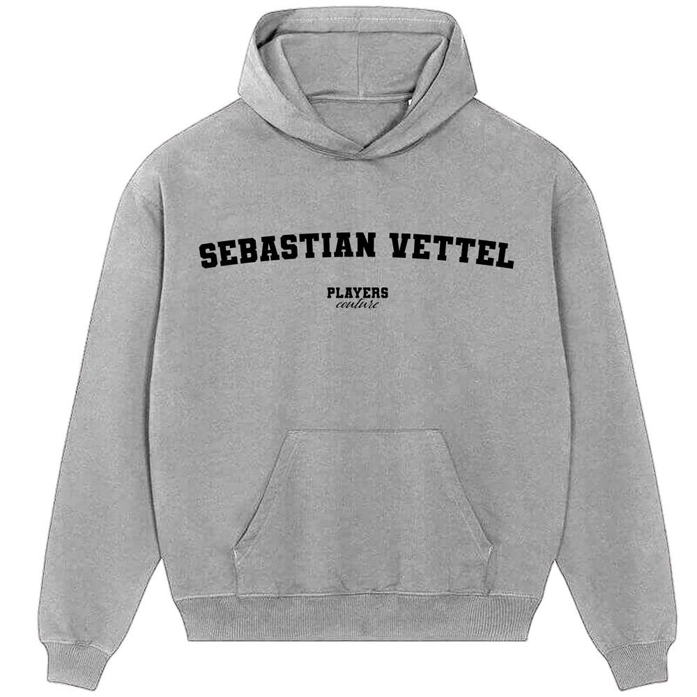 Sebastian Vettel Players Couture Men's Casual Hoodie Gray