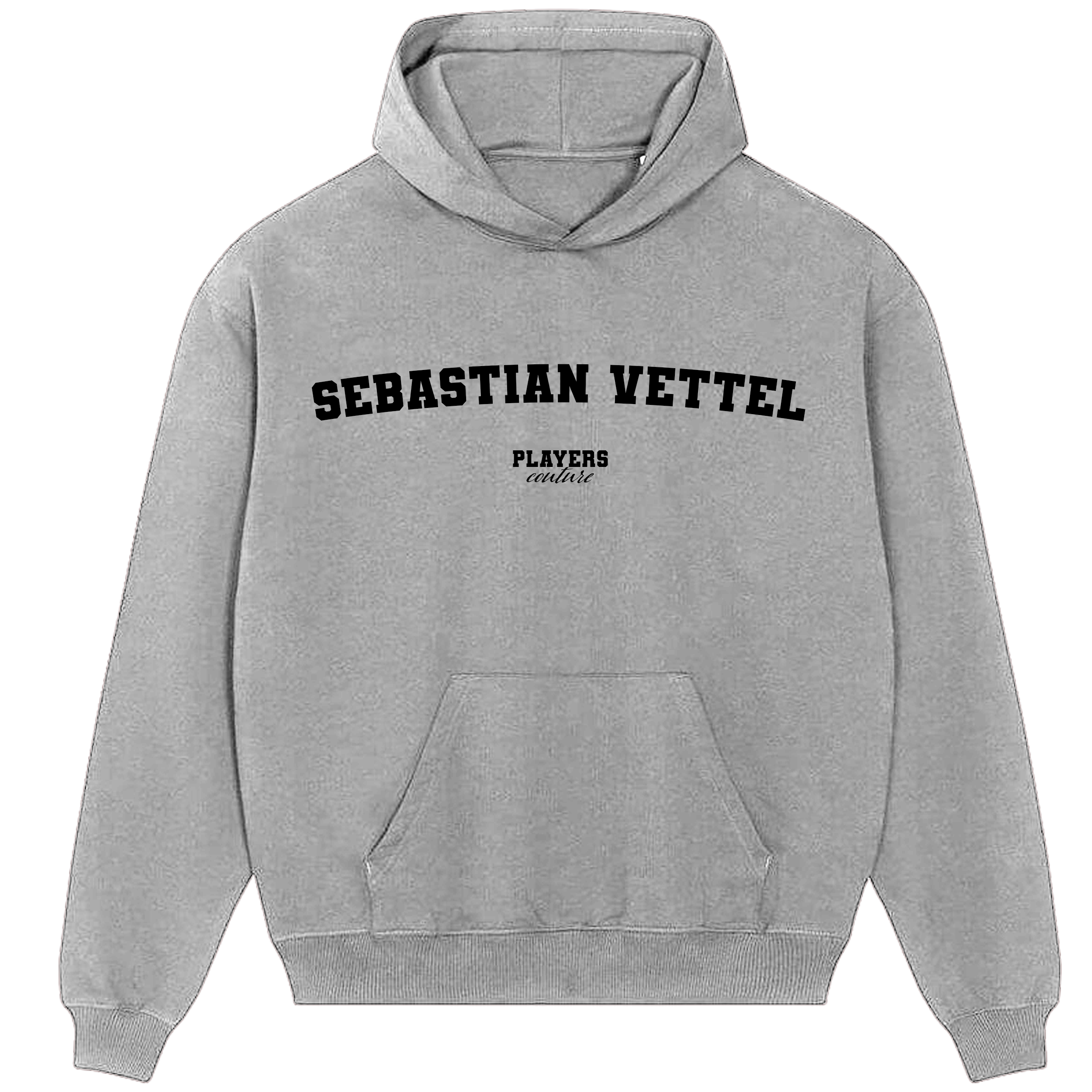 Sebastian Vettel Players Couture Men's Casual Hoodie Gray