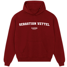 Sebastian Vettel Players Couture Men's Casual Hoodie Red