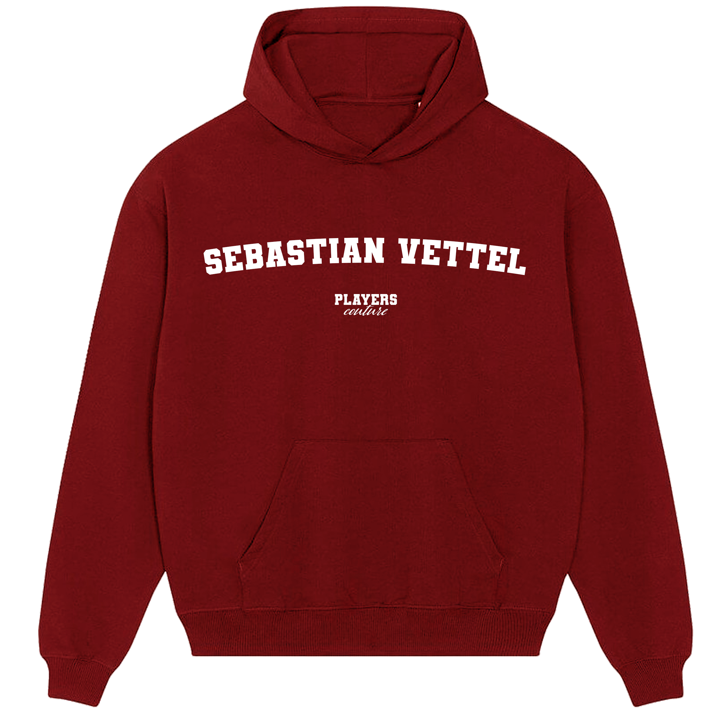 Sebastian Vettel Players Couture Men's Casual Hoodie Red