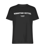 Sebastian Vettel Players Couture Men's T-Shirt Black