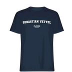 Sebastian Vettel Players Couture Men's T-Shirt Navy
