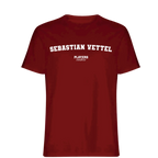 Sebastian Vettel Players Couture Men's T-Shirt Red