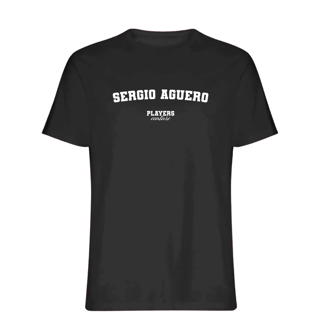 Sergio Aguero Players Couture Mens T-Shirt Black