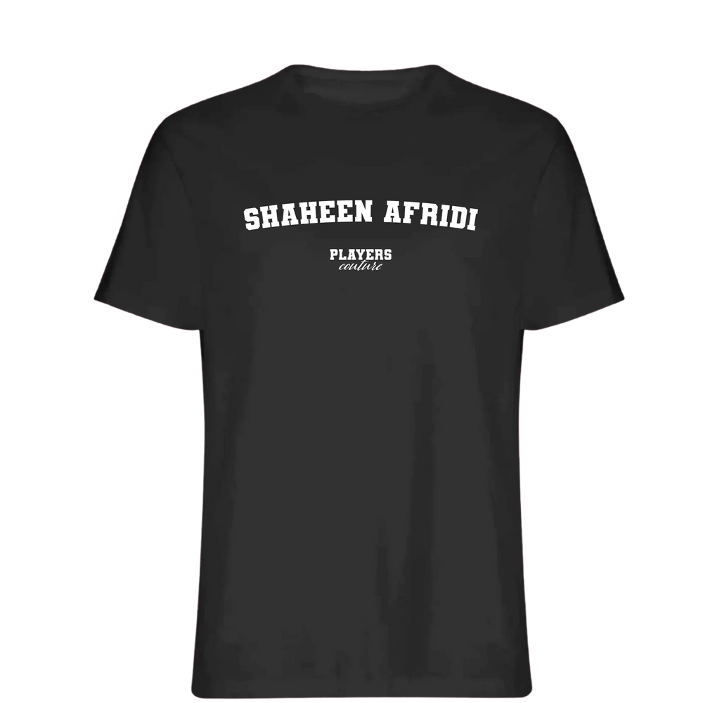 Shaheen Afridi Players Couture Men's T-Shirt Black