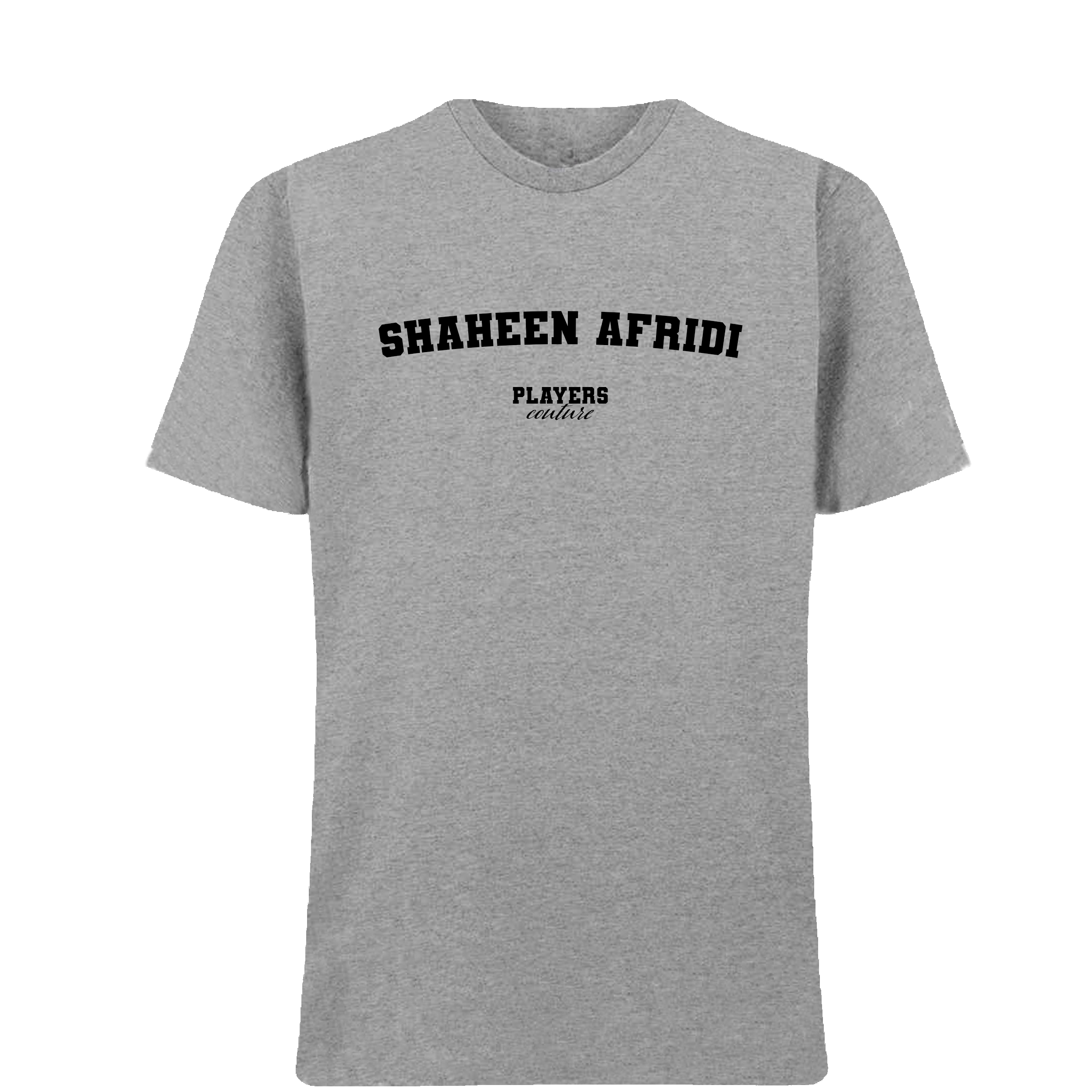 Shaheen Afridi Players Couture Men's T-Shirt Gray