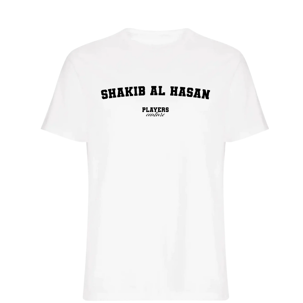 Shakib Al Hasan Players Couture Men's T-Shirt White
