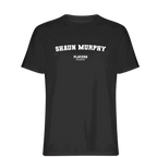 Shaun Murphy t-shirt – black men's t-shirt with white Shaun Murphy letters and Players Couture logo on the chest