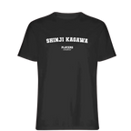 Shinji Kagawa t-shirt – black men's t-shirt with white Shinji Kagawa letters and Players Couture logo on the chest