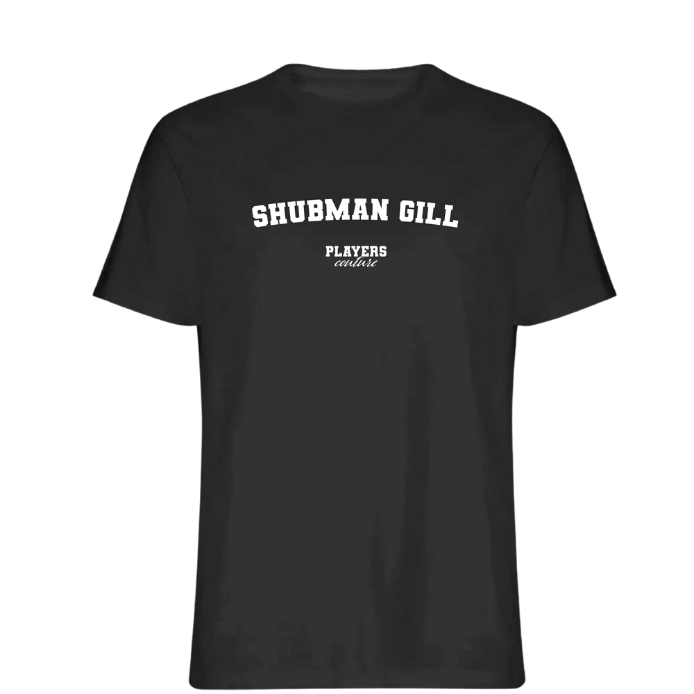 Shubman Gill Players Couture Men's T-Shirt Black
