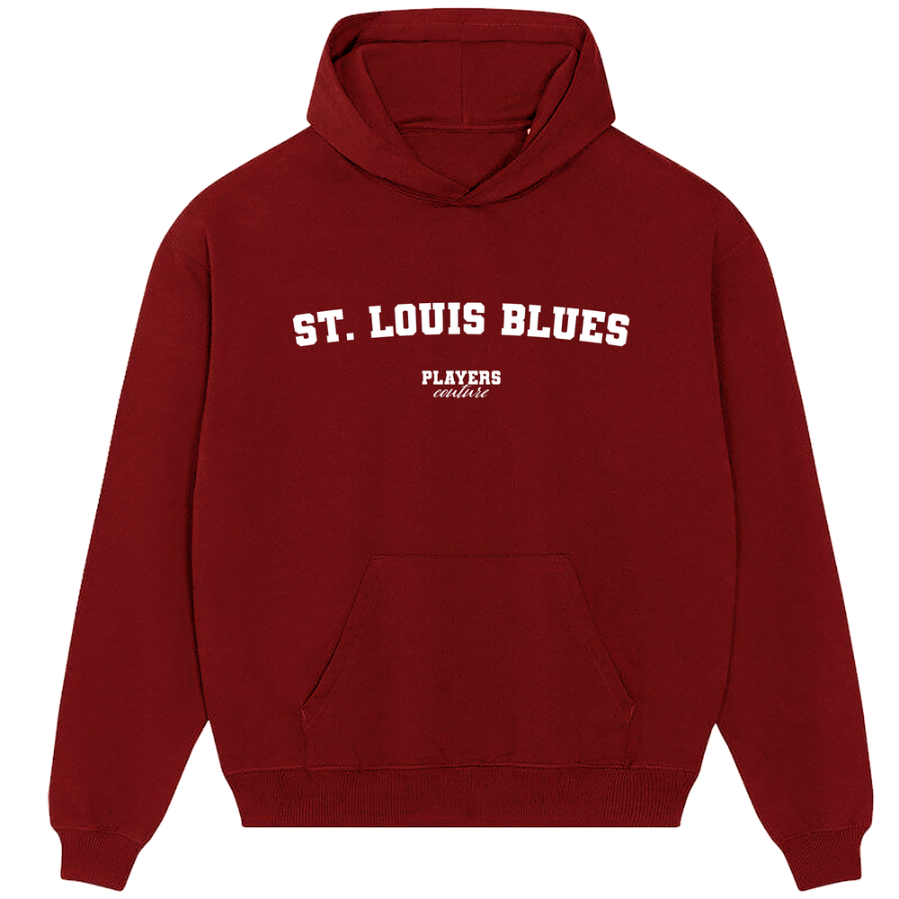 St. Louis Blues Players Couture Men's Casual Hoodie Red