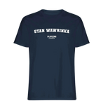 Stan Wawrinka t-shirt – navy men's t-shirt with white Stan Wawrinka letters and Players Couture logo on the chest