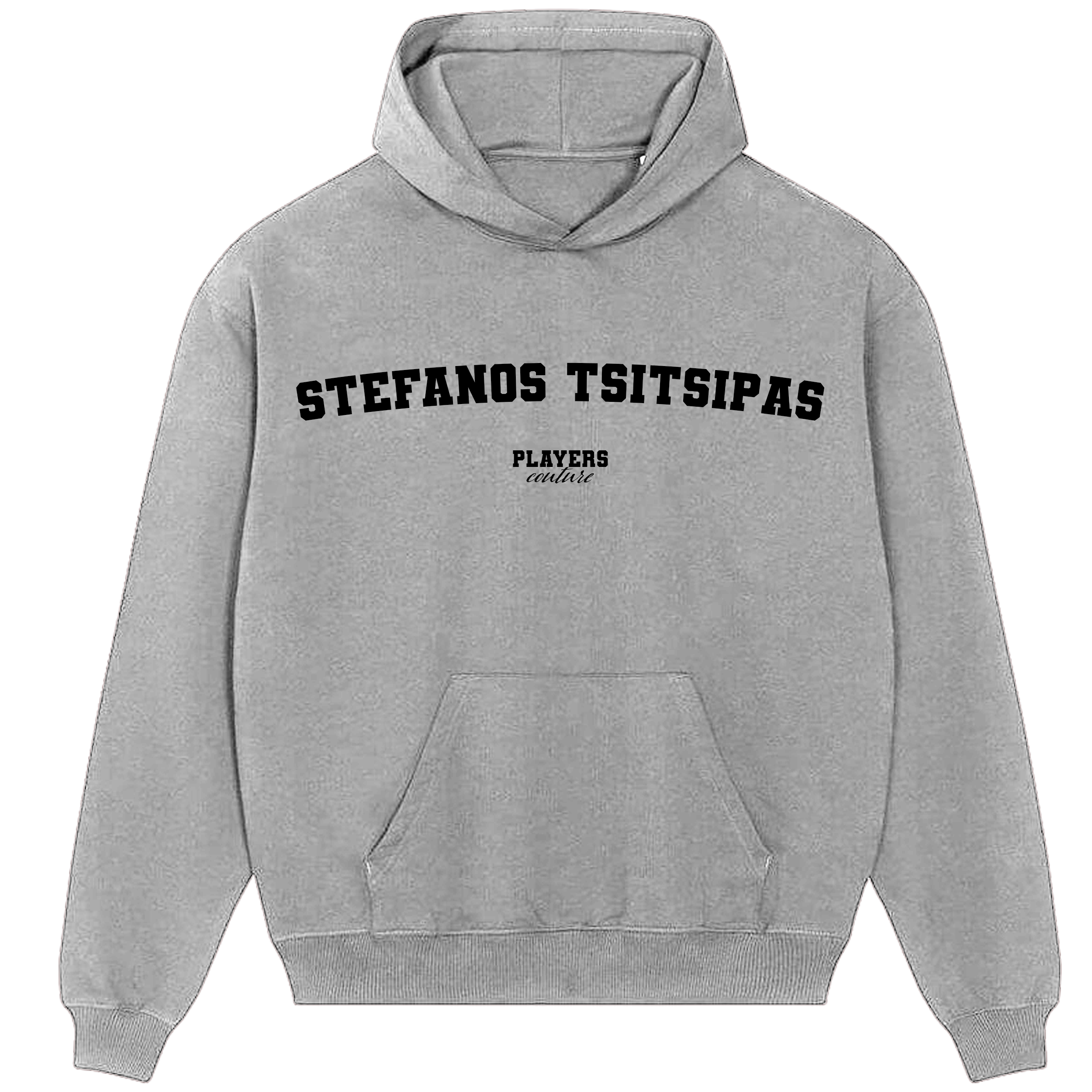 Stefanos Tsitsipas Players Couture Men's Casual Hoodie Gray