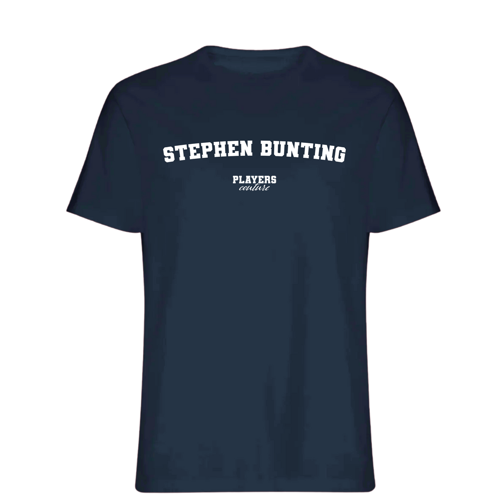 Stephen Bunting Players Couture Men's T-Shirt Navy