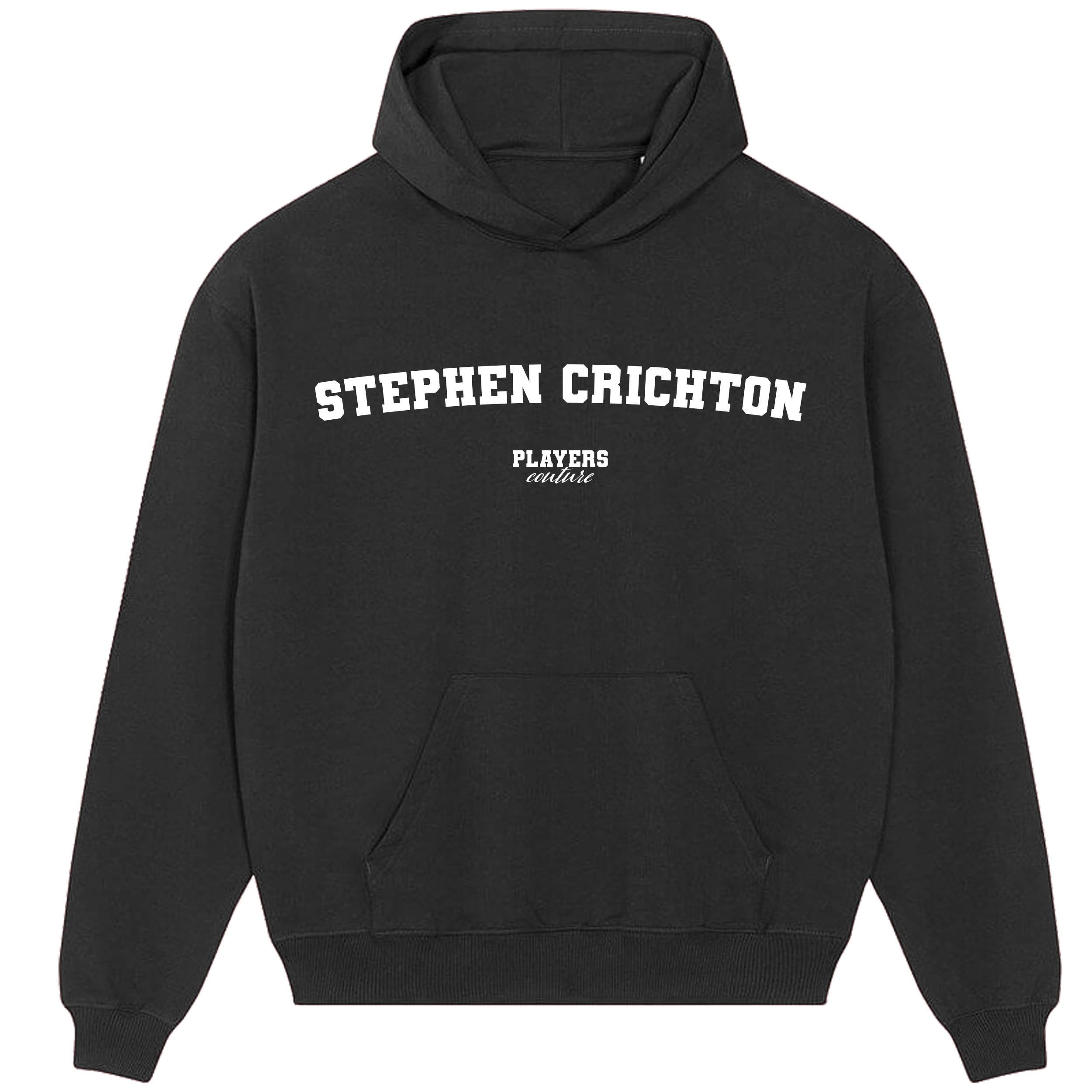 Stephen Crichton Players Couture Men's Casual Hoodie Black
