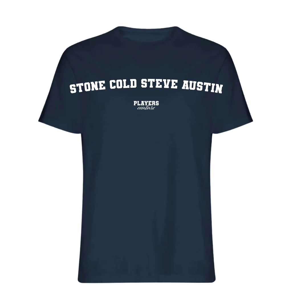 Stone Cold Steve Austin Players Couture Men's T-Shirt Navy