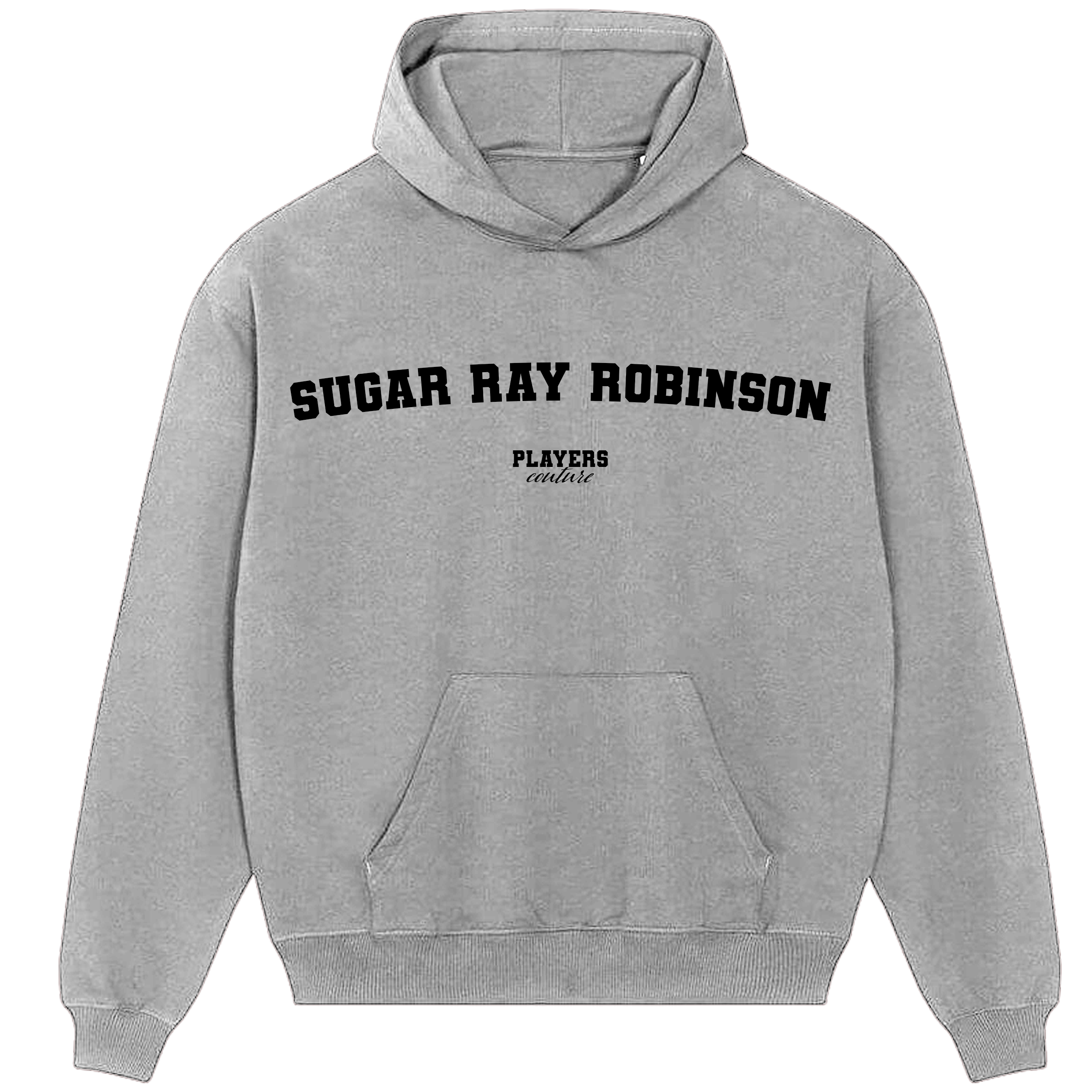 Sugar Ray Robinson Players Couture Men's Casual Hoodie Gray