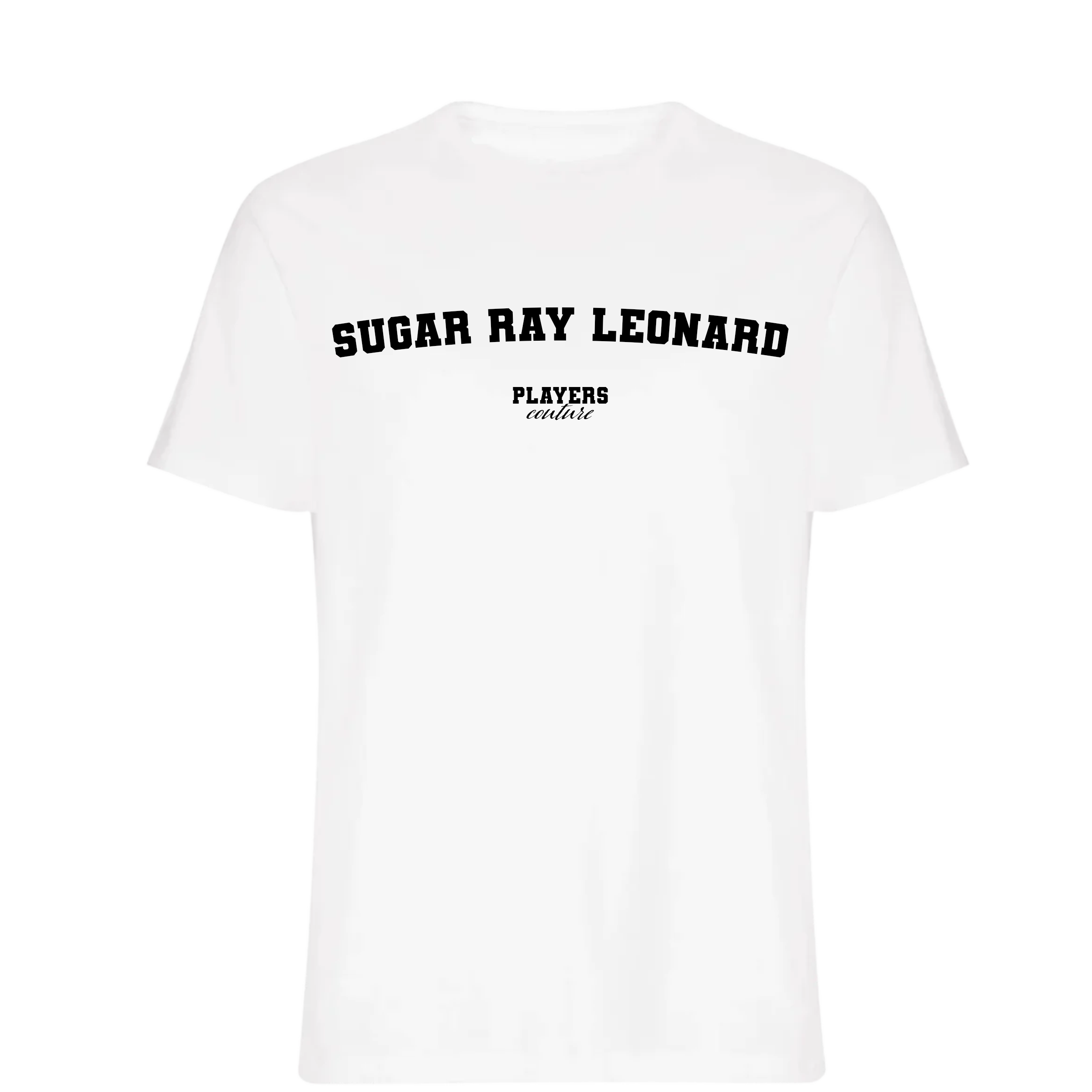 Sugar Ray Leonard Players Couture Mens T-Shirt White