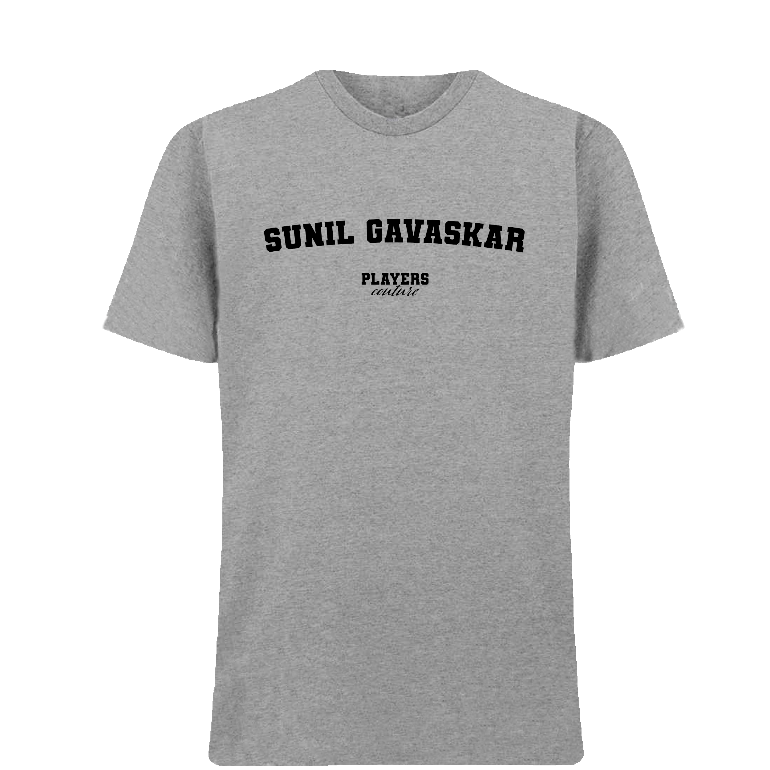 Sunil Gavaskar Players Couture Men's T-Shirt Gray