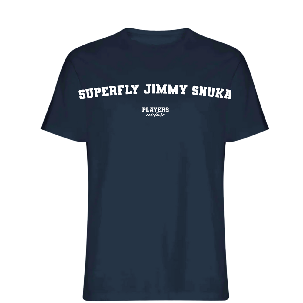 Superfly Jimmy Snuka Players Couture Men's T-Shirt Navy