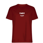 TMNT t-shirt – red men's t-shirt with white TMNT letters and Players Couture logo on the chest