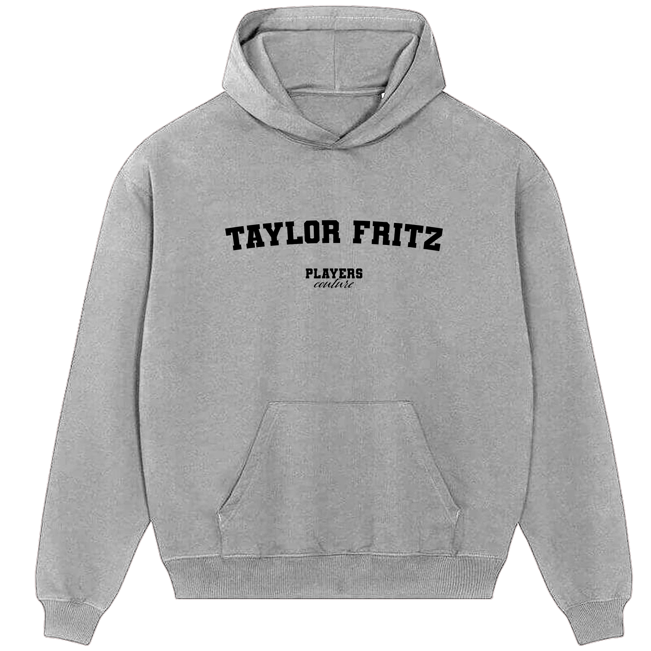 Taylor Fritz Players Couture Men's Casual Hoodie Gray