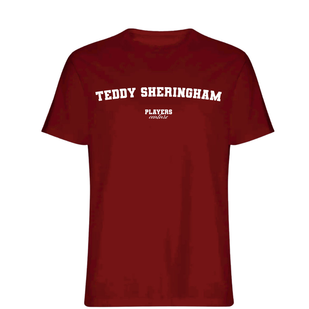 Teddy Sheringham Players Couture Mens T-Shirt Red