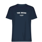 The Ducks t-shirt – navy men's t-shirt with white The Ducks letters and Players Couture logo on the chest