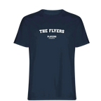 The Flyers t-shirt – navy men's t-shirt with white The Flyers letters and Players Couture logo on the chest