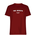 The Jackets t-shirt – red men's t-shirt with white The Jackets letters and Players Couture logo on the chest
