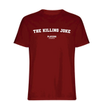 The Killing Joke t-shirt – red men's t-shirt with white The Killing Joke letters and Players Couture logo on the chest