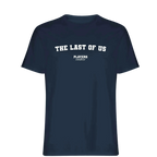 The Last Of Us t-shirt – navy men's t-shirt with white The Last Of Us letters and Players Couture logo on the chest