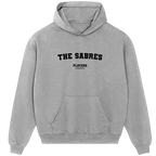 The Sabres hoodie – grey men's hoodie with black The Sabres letters and Players Couture logo on the chest