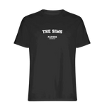 The Sims t-shirt – black men's t-shirt with white The Sims letters and Players Couture logo on the chest