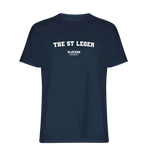 The St Leger t-shirt – navy men's t-shirt with white The St Leger letters and Players Couture logo on the chest