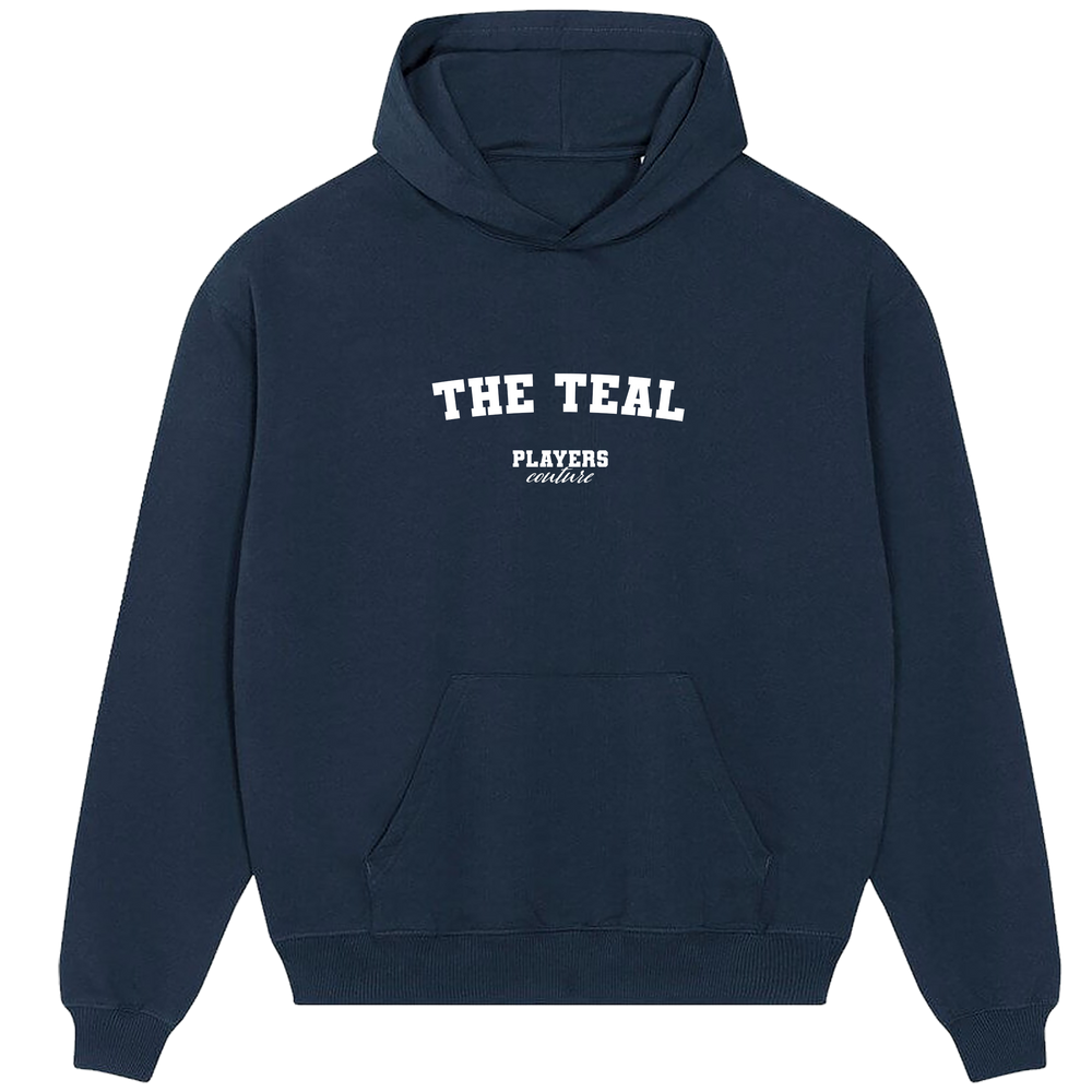 The Teal Players Couture Men's Casual Hoodie Navy